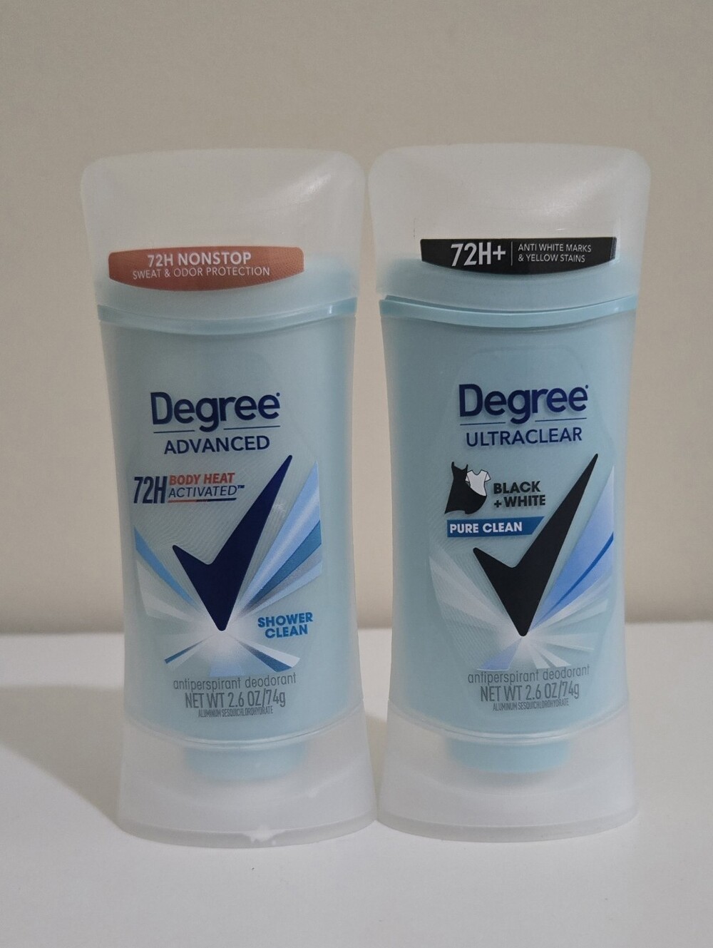 New Degrew Women Shower Clean Antiperspirant Deodorant Set 2 Ct